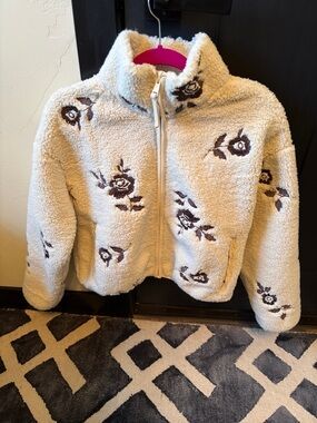 Abercrombie &fitch high pile fleece jacket